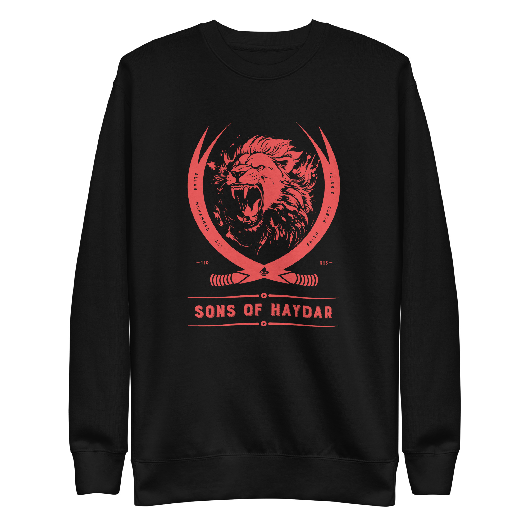 Sons of Haydar (Red) - Unisex Sweatshirt - Image 3